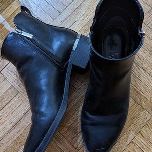 Black calvin klein ankle boots size 8